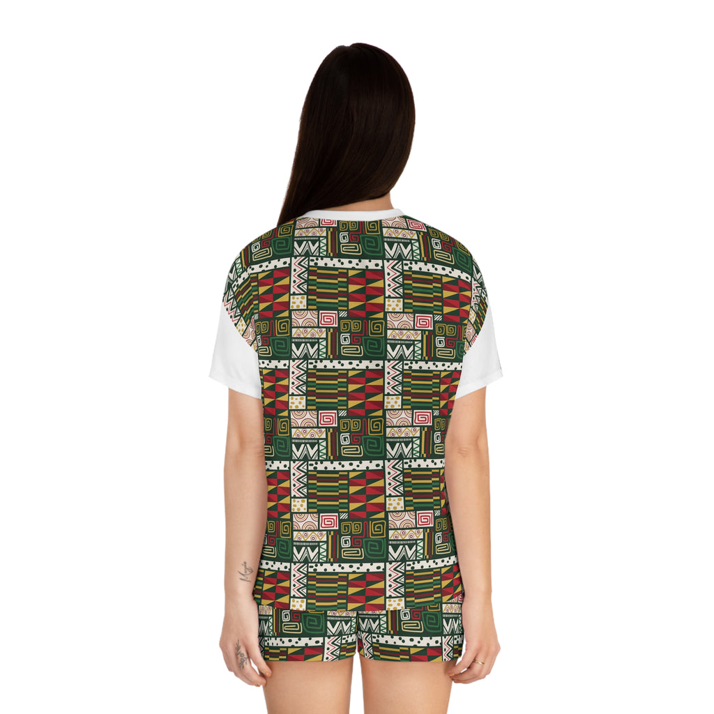 Holiday Geo Women's Short Pajama Set