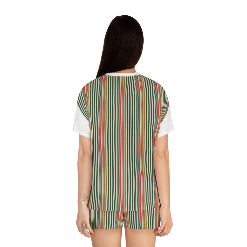 Stripes Women's Short Pajama Set