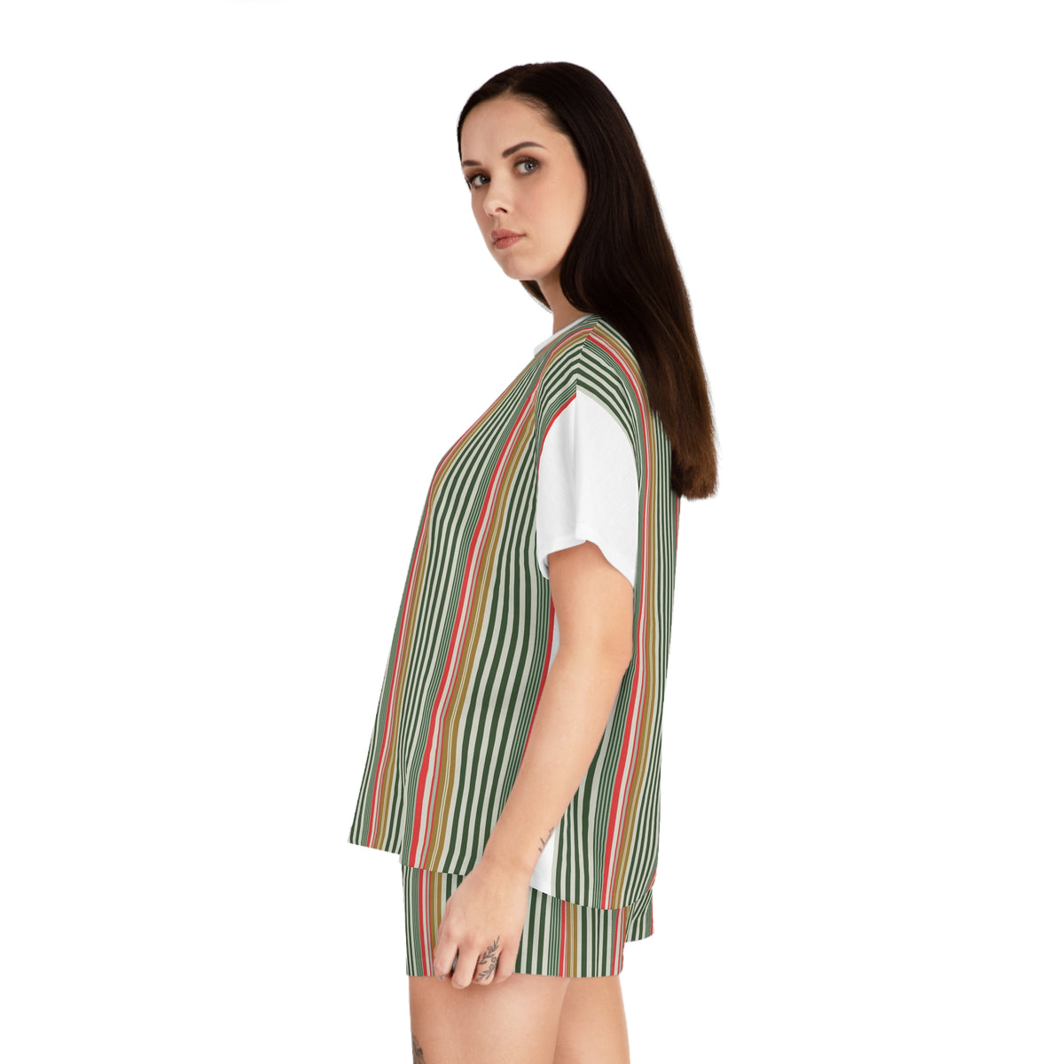 Stripes Women's Short Pajama Set