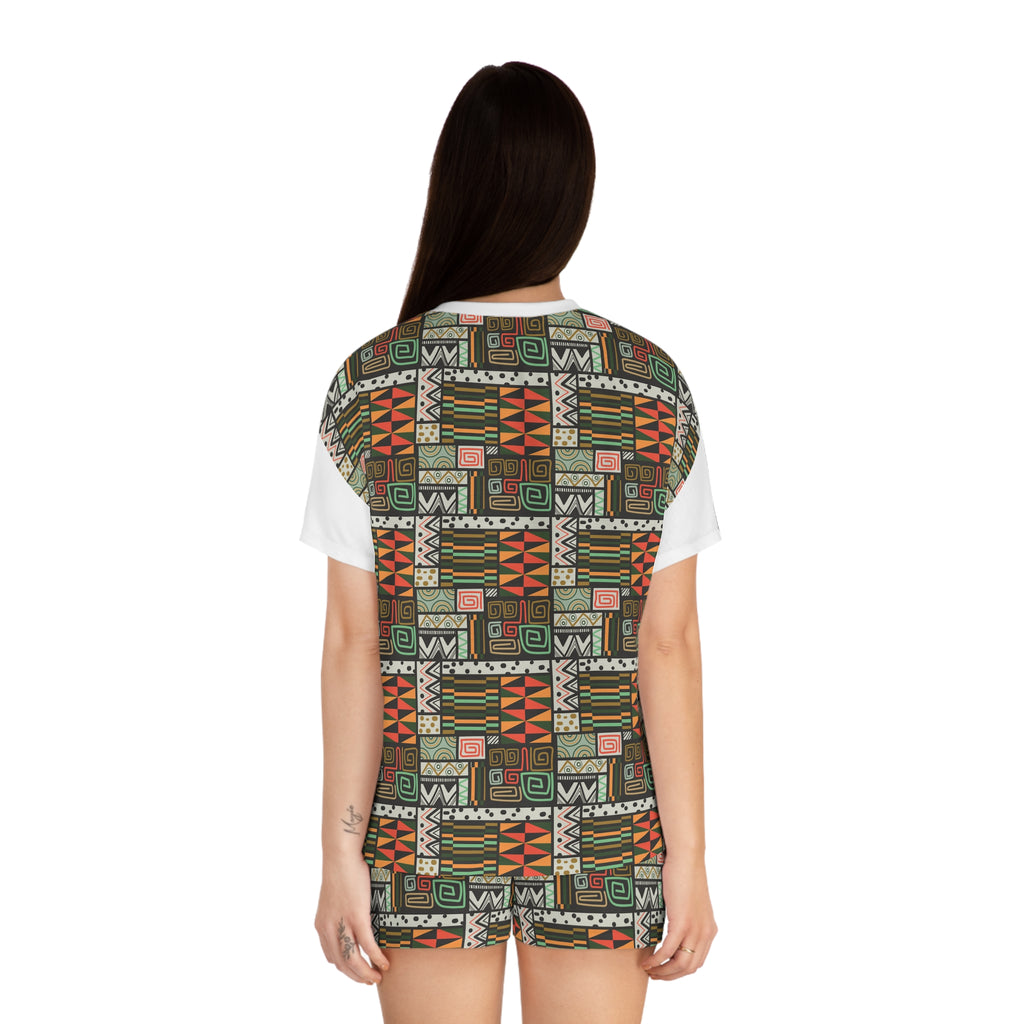 Geo Women's Short Pajama Set