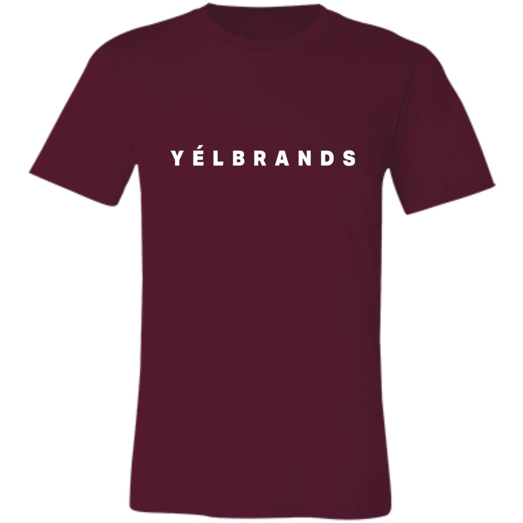 3001C Bella + Canvas Unisex Jersey Short-Sleeve T-Shirt in Maroon