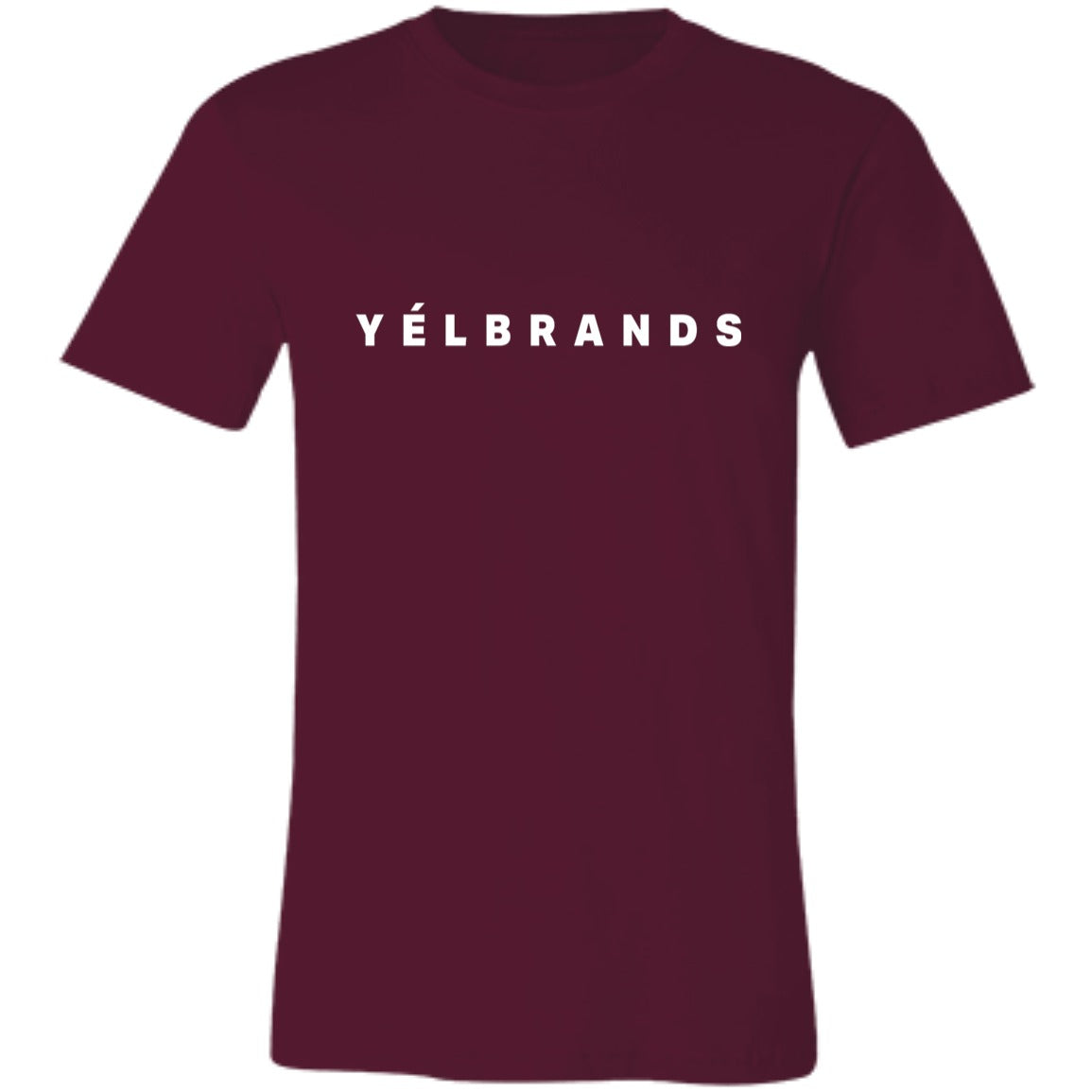 3001C Bella + Canvas Unisex Jersey Short-Sleeve T-Shirt in Maroon