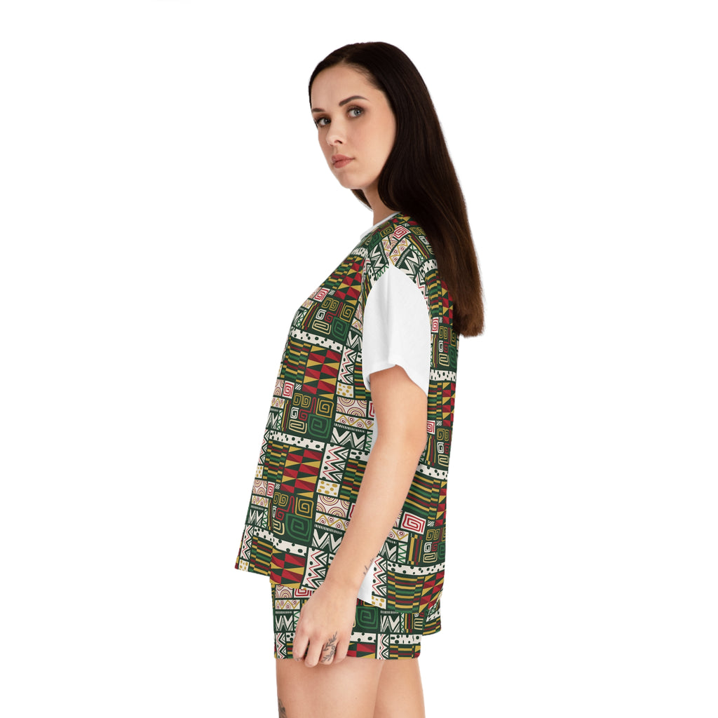 Holiday Geo Women's Short Pajama Set