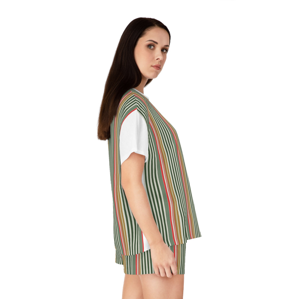 Stripes Women's Short Pajama Set