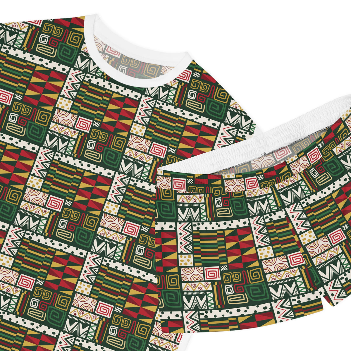 Holiday Geo Women's Short Pajama Set
