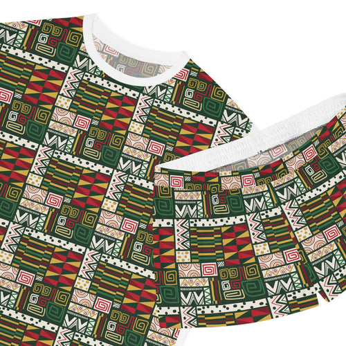 Holiday Geo Women's Short Pajama Set