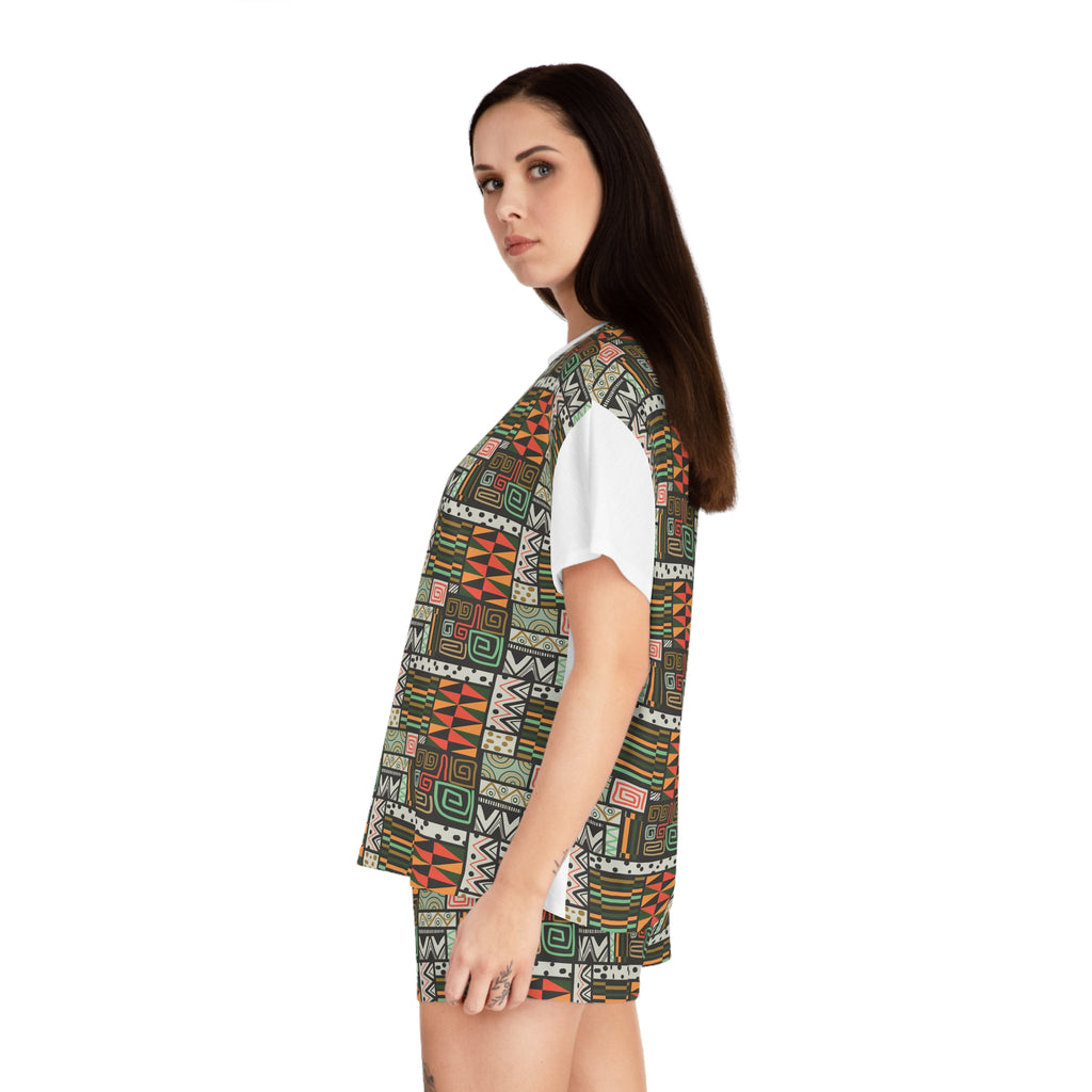 Geo Women's Short Pajama Set