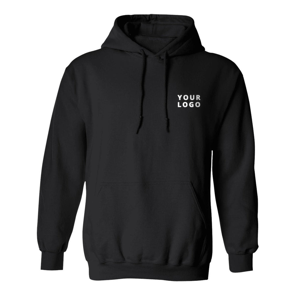 Heavy blend hoodie in Black with team logo