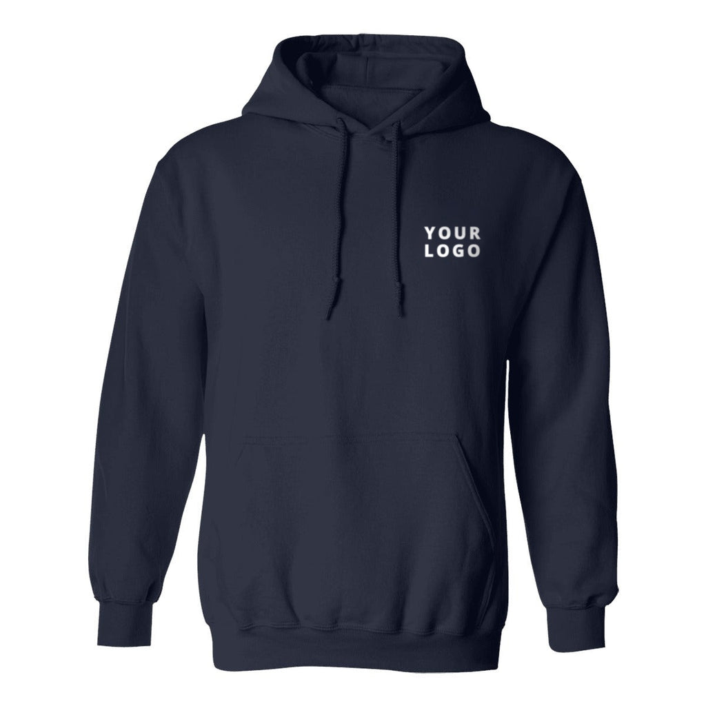 Heavy blend hoodie in Navy with team logo