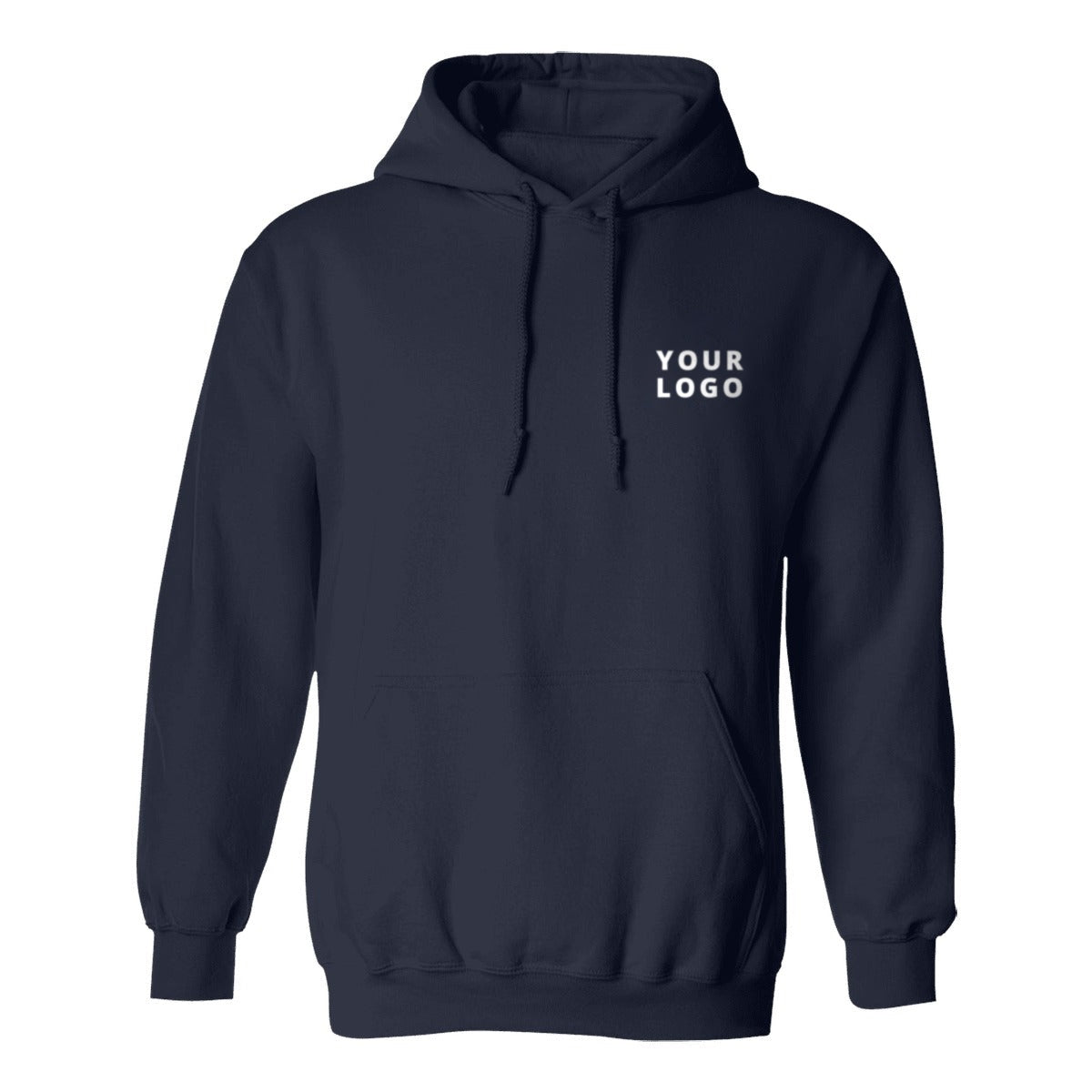 Heavy blend hoodie in Navy with team logo
