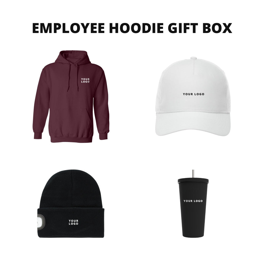 Employee Hoodie Gift Box Maroon - card