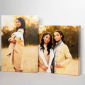 Gallery wrap canvases of a mother and daughters