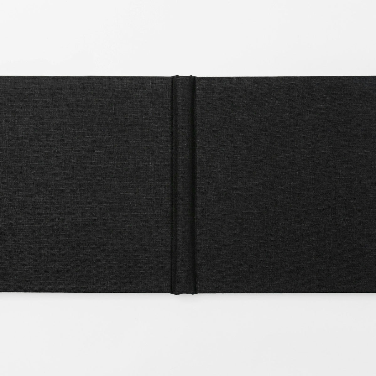 Hardcover photo book with a fabric cover
